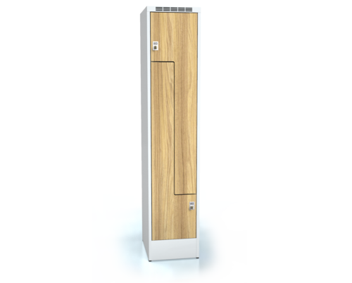 Cloakroom locker Z-shaped doors ALDERA 1920 x 400 x 500